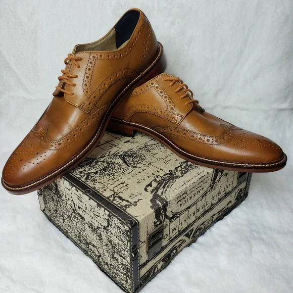 Banana Republic Men\'s Leather Dress Shoes - Black and Brown Sz 9.5M Banana Republic | Shoes | Banana Republic Crosby Squared  main image 2